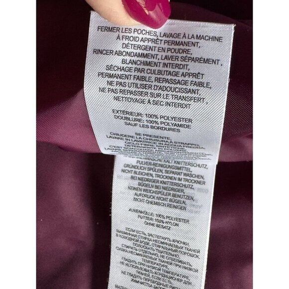 Columbia Women’s Sz L Bright Plum Hot Pink Full Zip Outdoor Jacket - Picture 7 of 13